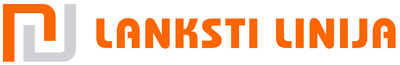 Lanksti linija logotipas